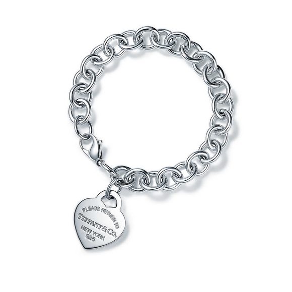 Tiffany & Co. Jewelry - TIFFANY&CO. | Sterling Silver Heart Charm Bracelet
